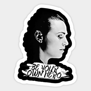 Lena Luthor - Be your own hero Sticker